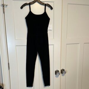 NWT Beyond Yoga Black Heather Women's Jumpsuit